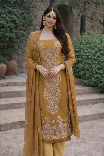3 piece Suit Pure Chiffon