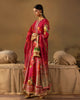 Digital Printed Fancy Chamki Lawn Shirt with Digital Printed Readymade Fancy Embroidered Four Side Patti Dupatta and Dyed Lawn Trouser D-0002