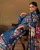 Digital Printed Fancy Chamki Lawn Shirt with Digital Printed Readymade Fancy Embroidered Four Side Patti Dupatta and Dyed Lawn Trouser D-0005