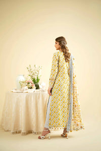 3 Piece - Printed Embroidered Suit - 42401331