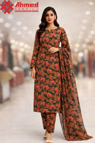 Printed Lawn Shirt TK02