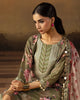Digital Printed Fancy Chamki Lawn Shirt with Digital Printed Readymade Fancy Embroidered Four Side Patti Dupatta and Dyed Lawn Trouser D-0009