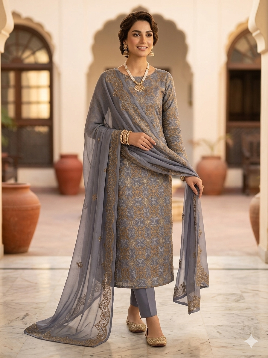 Luxury Collection-By Ahmed Fabrics- D07