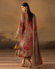 Digital Printed Fancy Chamki Lawn Shirt with Digital Printed Readymade Fancy Embroidered Four Side Patti Dupatta and Dyed Lawn Trouser D-0010