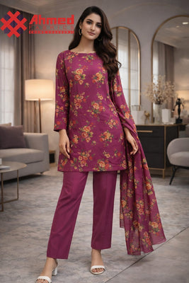 Printed Lawn Shirt TK07