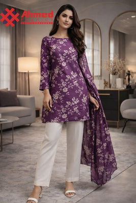 Printed Lawn shirt TK04