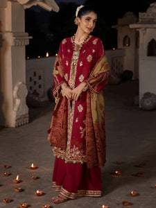 CINQ DAYAR | 3 Pc Unstitched | Bayaan Kashmiri shawls