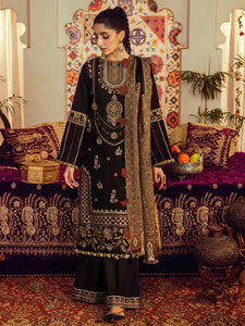CINQ AAKS | 3 Pc Unstitched | Bayaan Kashmiri shawls
