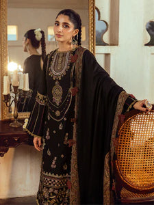 CINQ AAKS | 3 Pc Unstitched | Bayaan Kashmiri shawls
