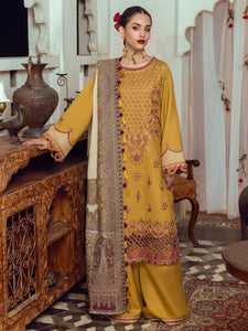 CINQ AFSANA | 3 Pc Unstitched | Bayaan Kashmiri shawls