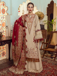 CINQ AASHANA  | 3 Pc Unstitched | Bayaan Kashmiri shawls