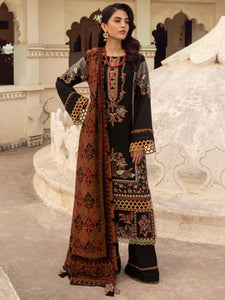 CINQ VASAL | 3 Pc Unstitched | Bayaan Kashmiri shawls