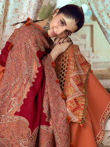 CINQ GERWA | 3 Pc Unstitched | Bayaan Kashmiri shawls