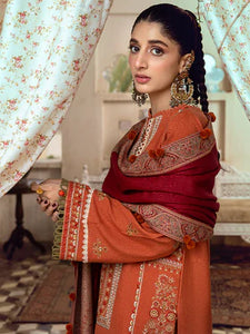 CINQ GERWA | 3 Pc Unstitched | Bayaan Kashmiri shawls