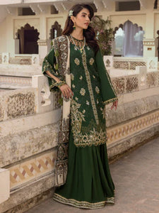 CINQ MANELI | 3 Pc Unstitched | Bayaan Kashmiri shawls