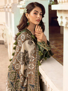 CINQ MANELI | 3 Pc Unstitched | Bayaan Kashmiri shawls