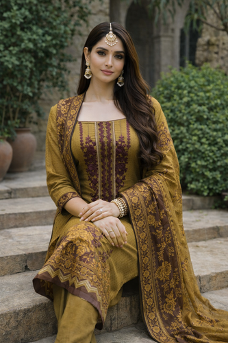 3 piece Lawn suit with lawn duppata