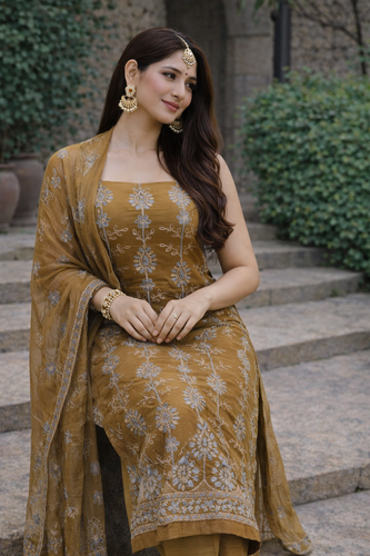 3 piece Pure chiffon