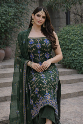 3 Piece Suit in Pure Chiffon
