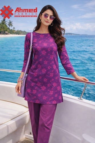 Printed Lawn Shirt TK08