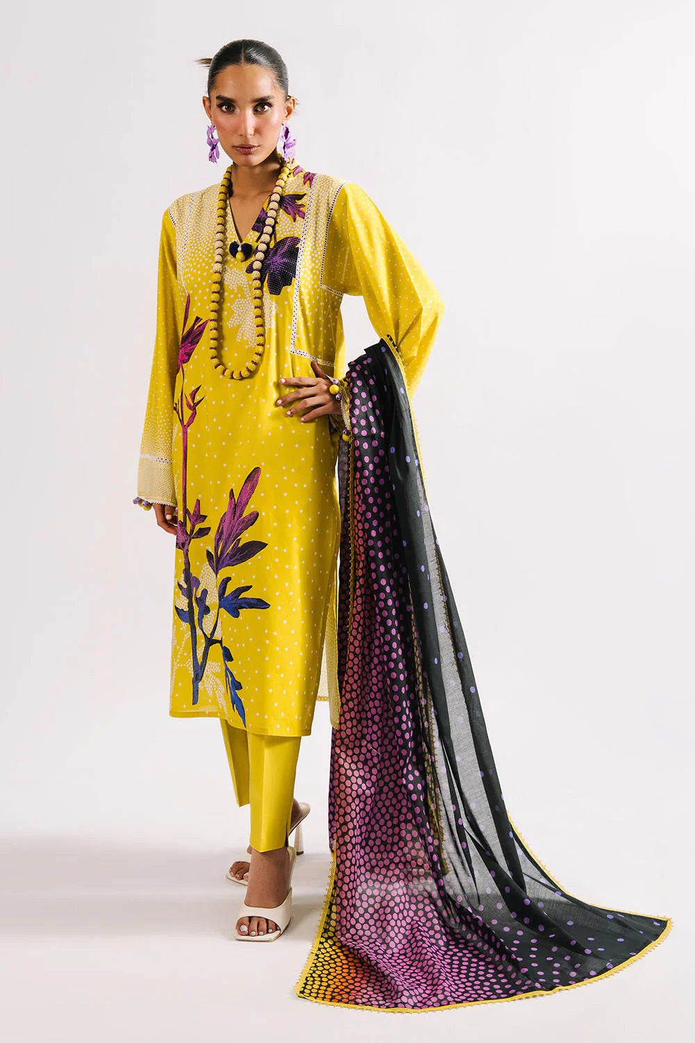 3 Piece Printed Lawn Suit with Dupatta CL-62160