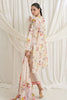 3 Piece Printed Mehsuri Stripe Lawn Suit with Printed Mehsuri Stripe Lawn Dupatta and Dyed Trouser GS-62004