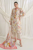3 Piece Printed Mehsuri Stripe Lawn Suit with Printed Mehsuri Stripe Lawn Dupatta and Dyed Trouser GS-62004