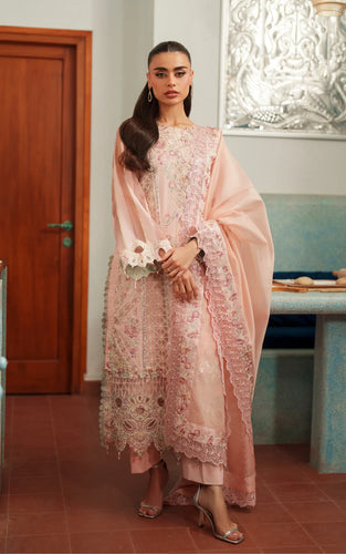 Crimson Courage VUL26-08 | 3pcs Embroidered Unstitched Summer